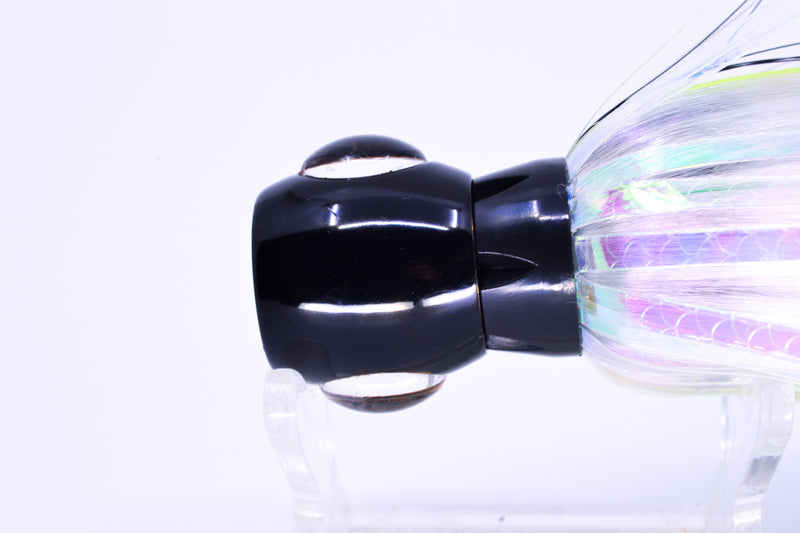 Iland Lures Black-Chart-Crystal Flash Hair Black Head Sea Star 6.75" 1.5oz SS705FS-BK/CH/CY