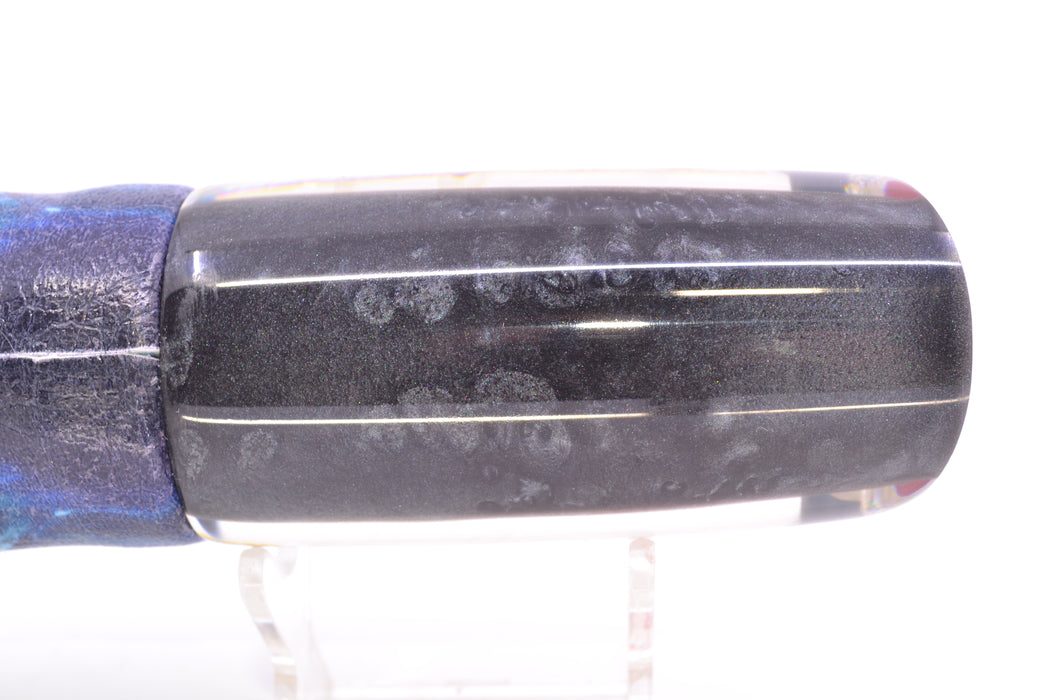 Koya Lures Lai Skin Charcoal Back Red Eyes #2 Large 614 14" 9oz ALV Vinyl Wahoo GZE