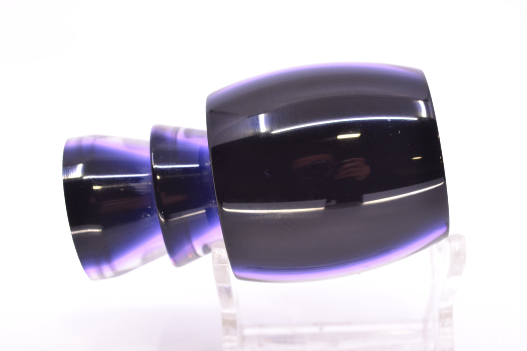 Moyes Lures Skipjack Paua-MOP Black-Purple Back Taxi Eyes Large Secret 12" 3oz GZE