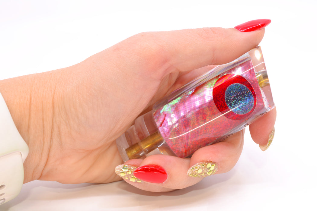 Koya Lures Pink Angel Wing MOP Black-Red Eyes JP Small Lunger 10" 3.5oz