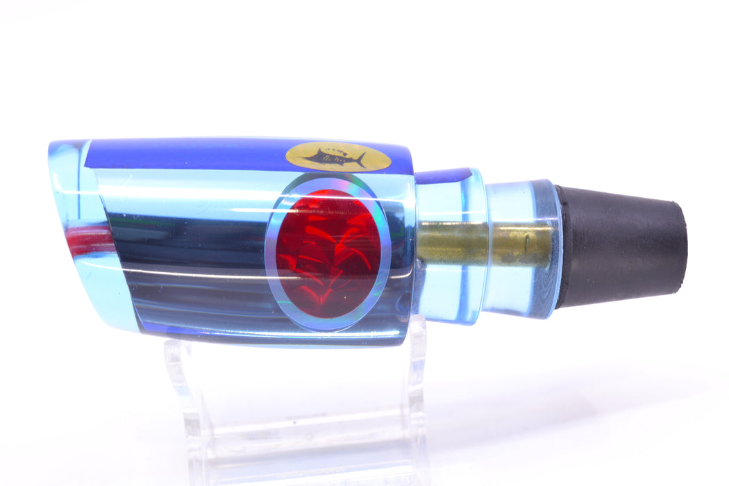 Aloha Lures Ice Blue Mirrored Blue Back Red Eyes Infant Smash Bait 10" 5oz