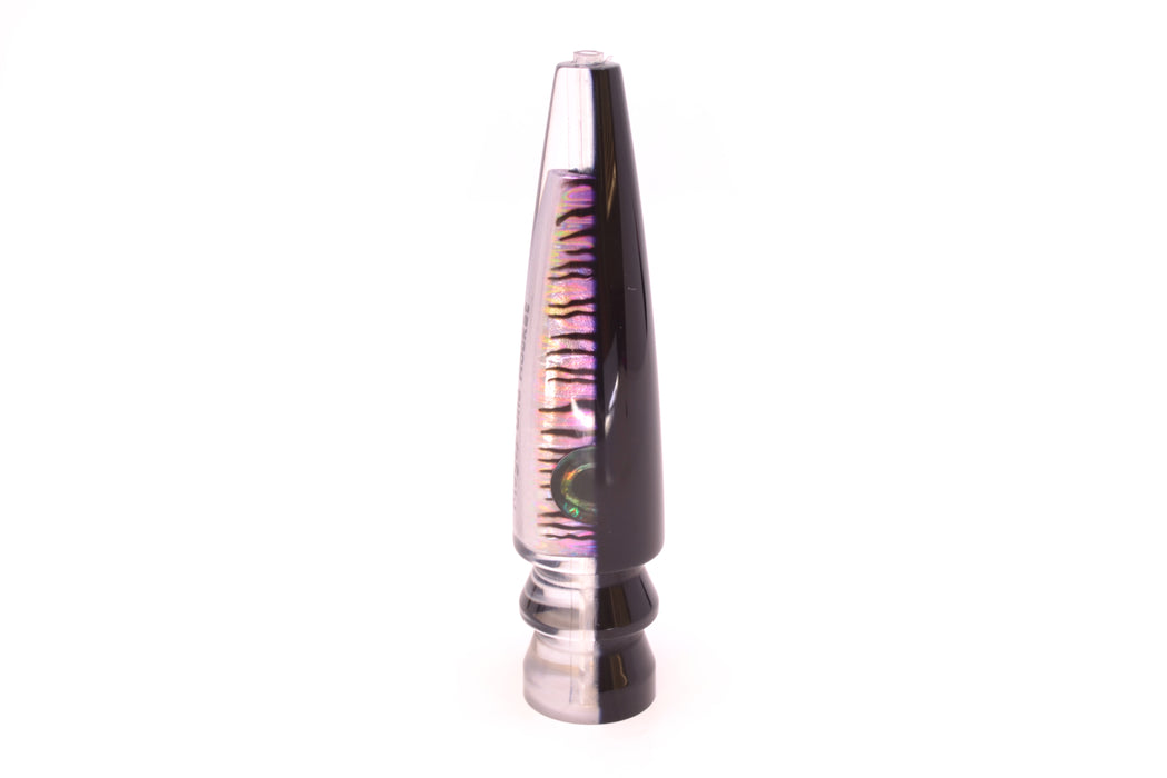 Moyes Lures Black Mackerel Silver Aurora Taxi Eyes Ono Rocket 9" 5oz
