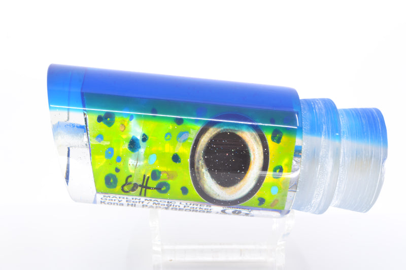 Marlin Magic Mahi MOP Blue Back Taxi Eyes Papa George 12" 7.5oz *CHIPPED* GZE
