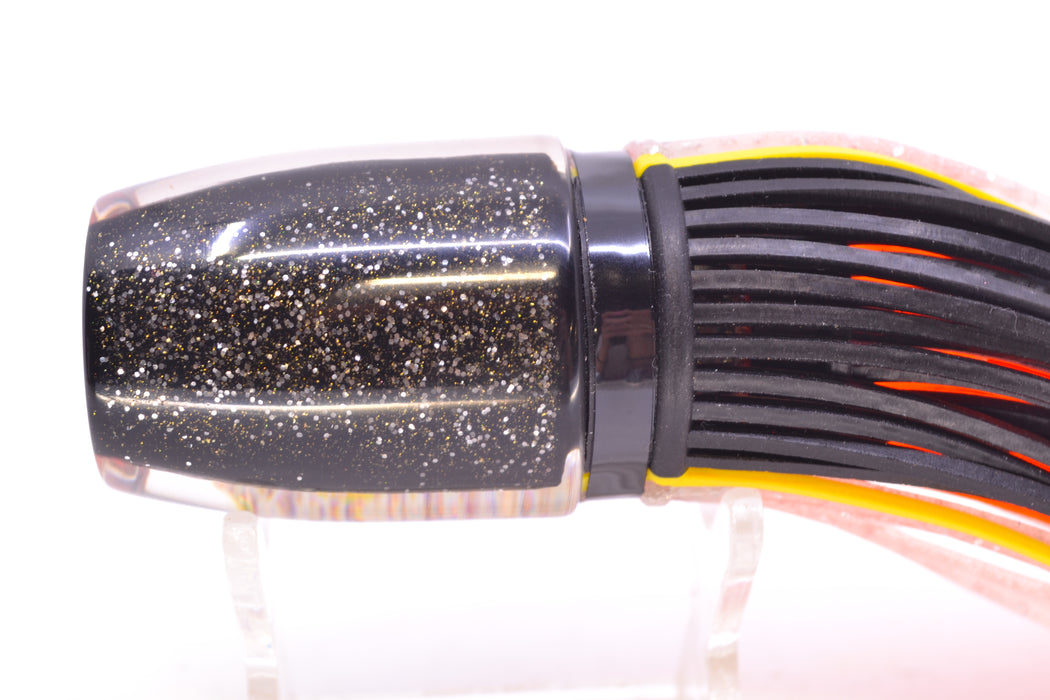 Amaral Lures Red-Gold Pearl Rainbow Scale Yellow Stripes Black Back Jararaca 12" 4oz