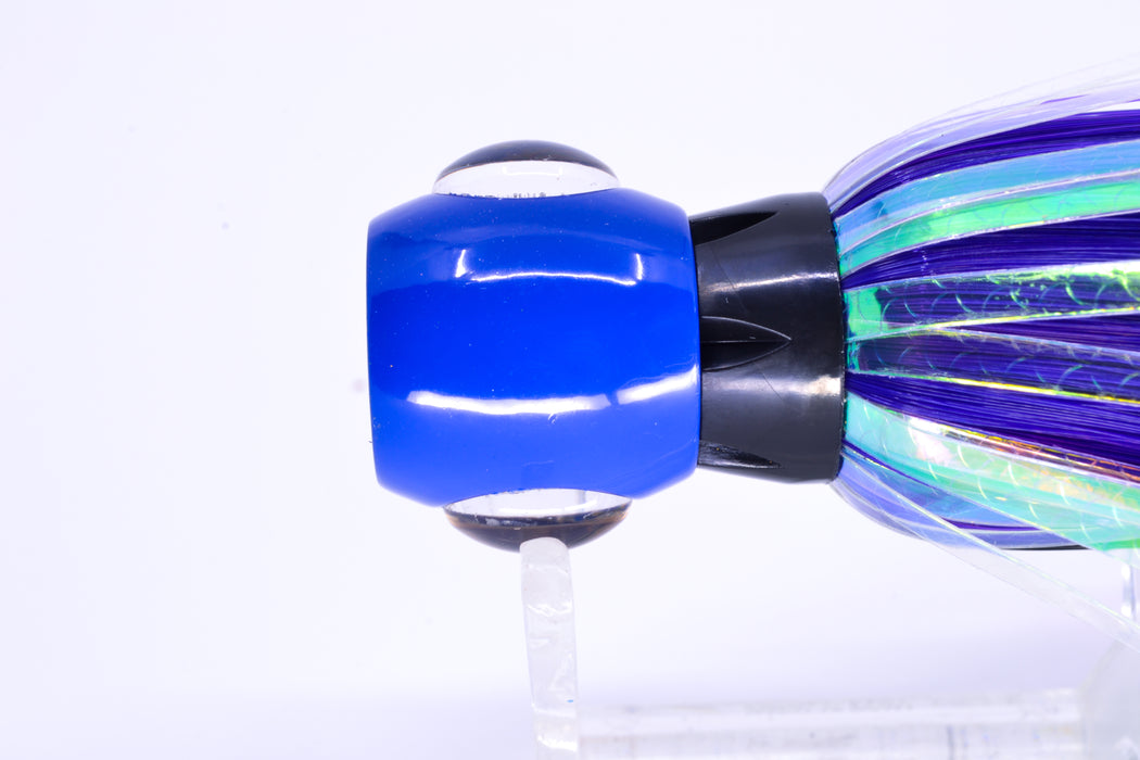 Iland Lures Black-Purple Flash Hair Blue Head Sea Star 6.75" 1.5oz SS701FS-BK/PL