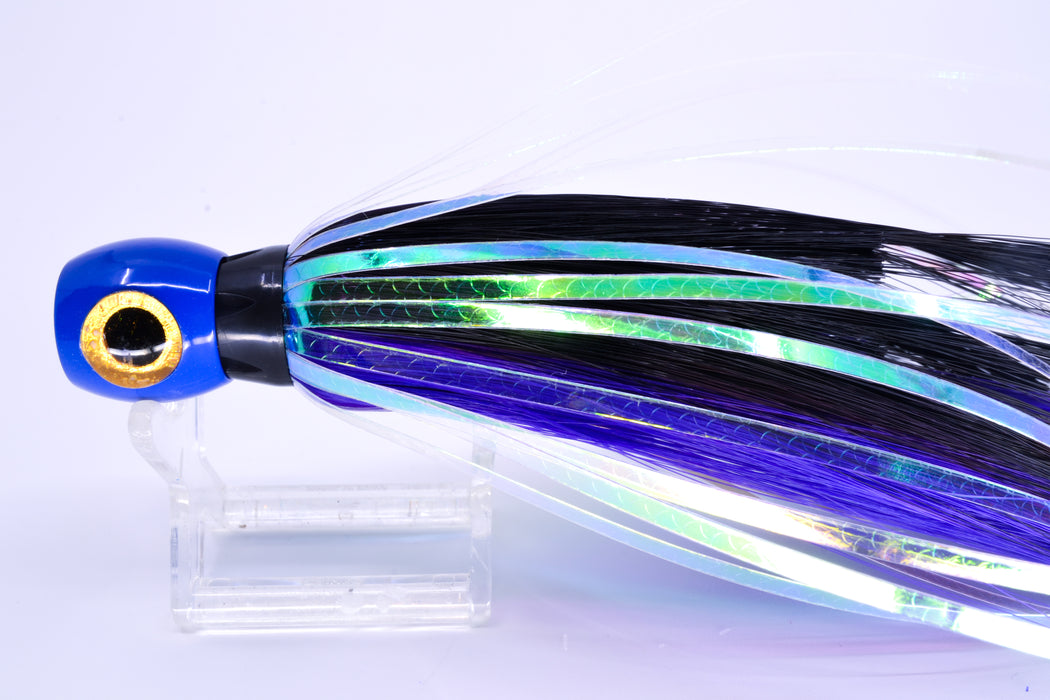 Iland Lures Black-Purple Flash Hair Blue Head Sea Star 6.75" 1.5oz SS701FS-BK/PL