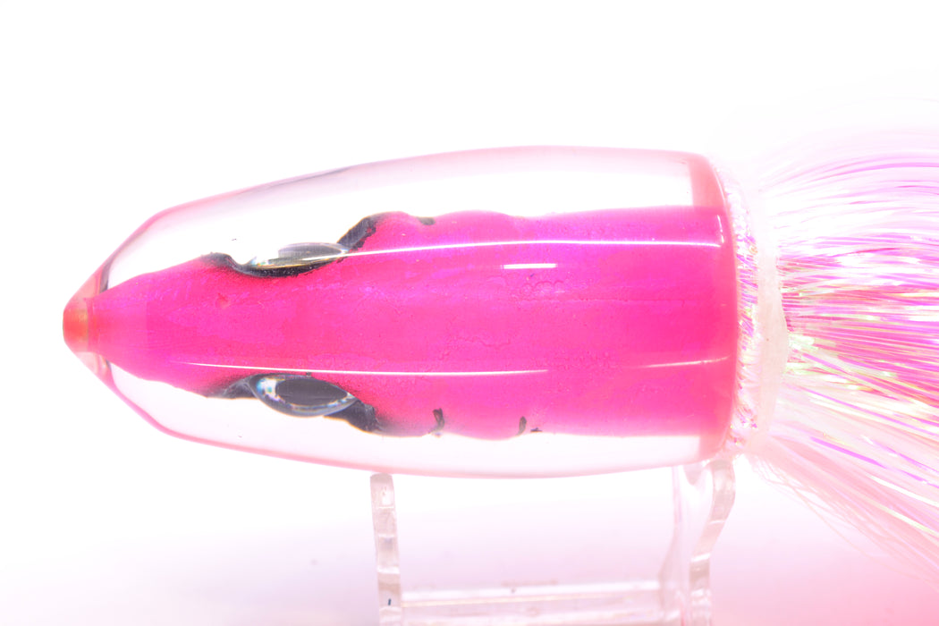 Tsutomu Lures Pink-White Fish Head Benchmark Bullet 12" 8oz EZ Flash Pinky