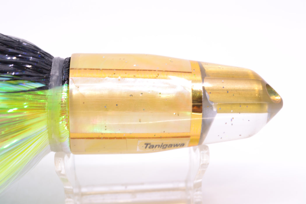 Tanigawa Lures Golden MOP 2-Hole Bullet 9"+ 9oz EZ Flash Yellowfin