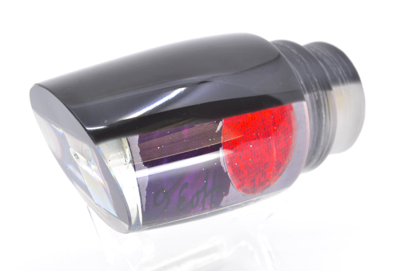Marlin Magic Lures Purple MOP Black Back Red Eyes Ruckus 12" 7.2oz *DELAMMED* GZE