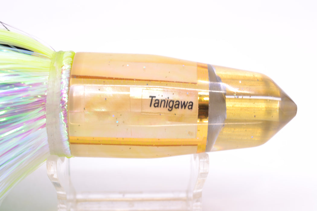 Tanigawa Lures Golden MOP 2-Hole Bullet 9"+ 9oz EZ Flash Yellowfin