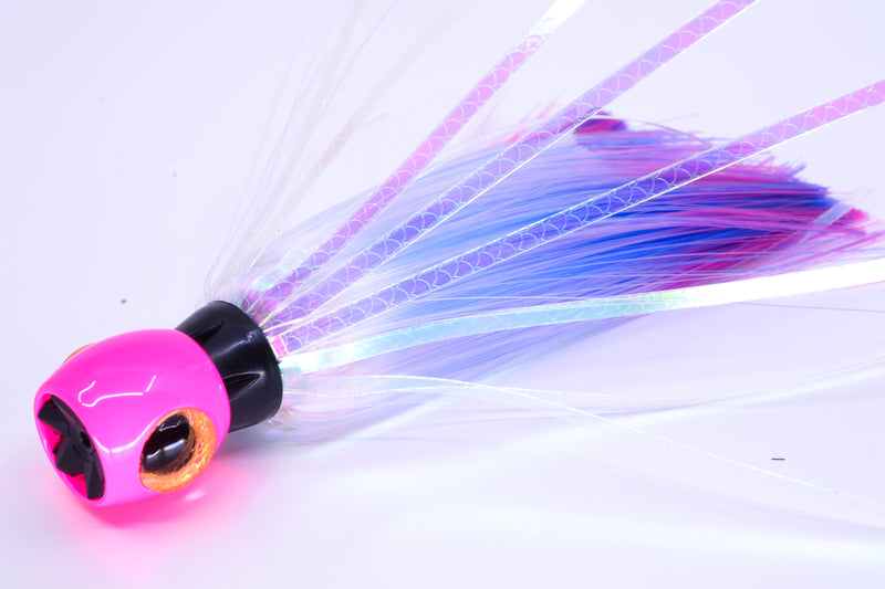 Iland Lures Pink-Crystal-Marlin Flash Hair Pink Head Sea Star 6.75" 1.5oz SS704FS-PKC/MARMIX