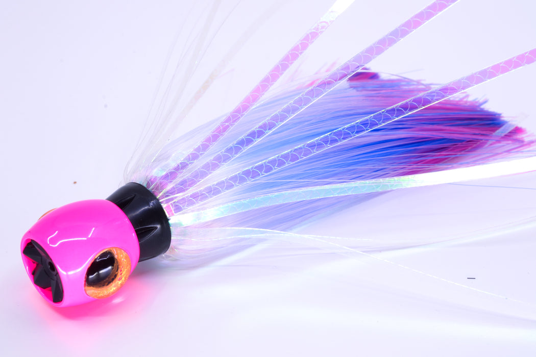 Iland Lures Pink-Crystal-Marlin Flash Hair Pink Head Sea Star 6.75" 1.5oz SS704FS-PKC/MARMIX