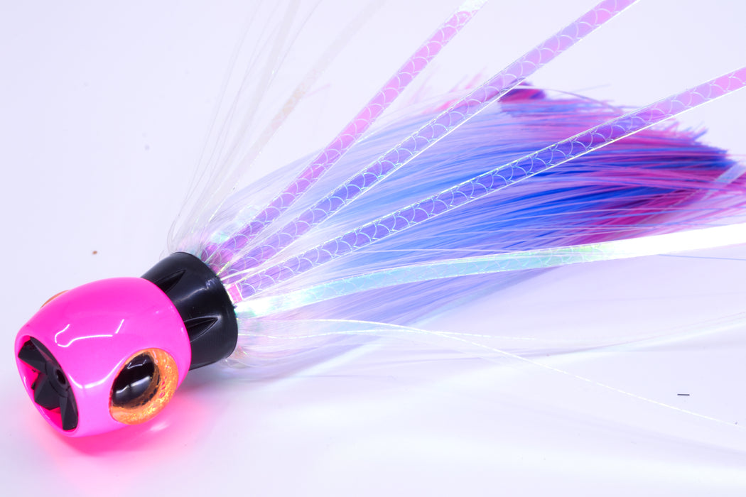 Iland Lures Pink-Crystal-Marlin Flash Hair Pink Head Sea Star 6.75" 1.5oz SS704FS-PKC/MARMIX