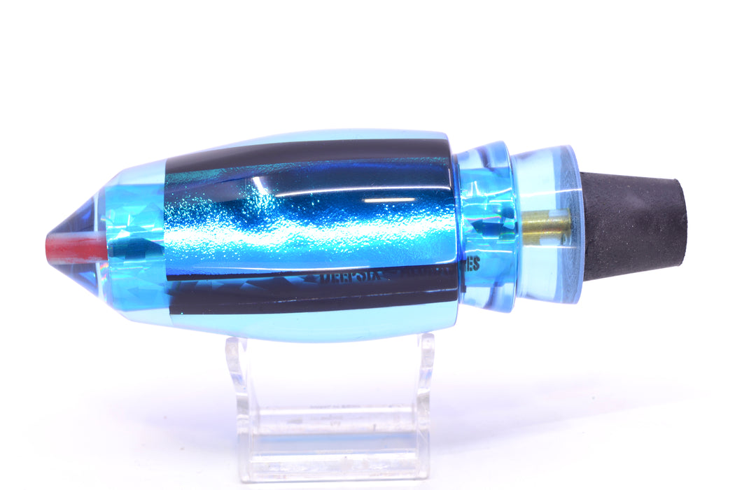 Aloha Lures Ice Blue-Blue Dichro Ice Blue Rainbow Large Deep Six 12" 9.2oz