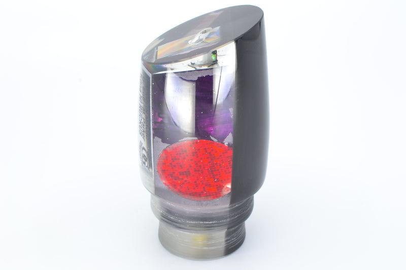 Marlin Magic Lures Purple MOP Black Back Red Eyes Ruckus 12" 7.2oz *DELAMMED* GZE