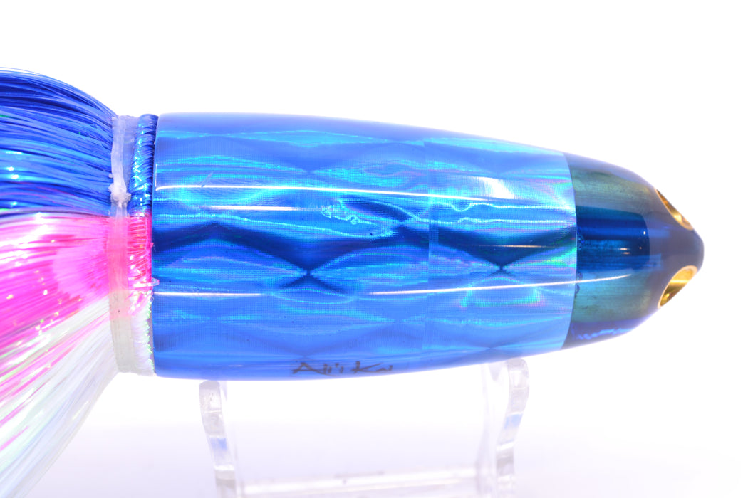 Ali'i Kai Lures Blue Rainbow Diamond Dreamliner Jet 12" 14.5oz EZ Flash Blue Dream