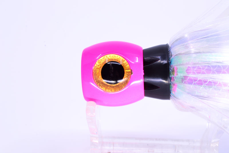 Iland Lures Pink-Crystal-Marlin Flash Hair Pink Head Sea Star 6.75" 1.5oz SS704FS-PKC/MARMIX