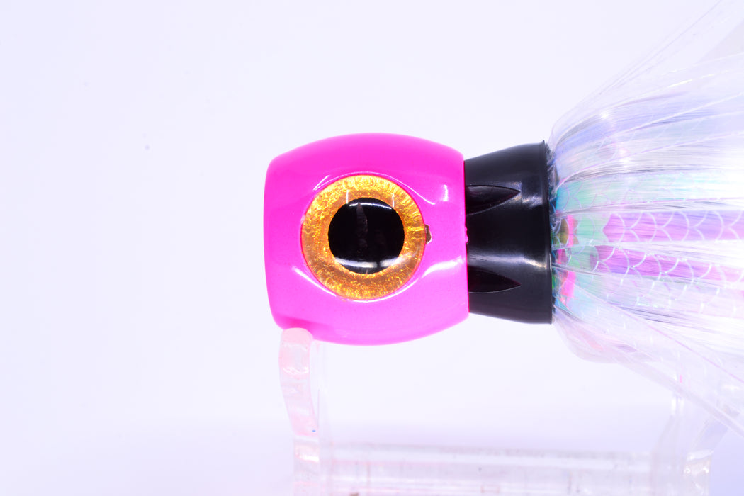Iland Lures Pink-Crystal-Marlin Flash Hair Pink Head Sea Star 6.75" 1.5oz SS704FS-PKC/MARMIX