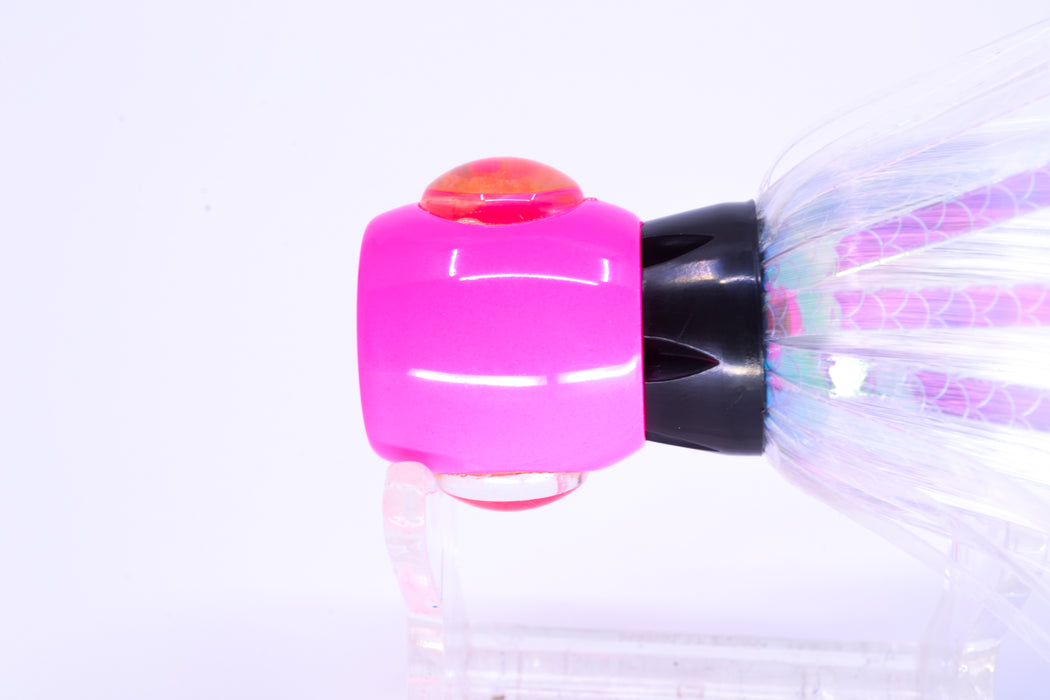 Iland Lures Pink-Crystal-Marlin Flash Hair Pink Head Sea Star 6.75" 1.5oz SS704FS-PKC/MARMIX