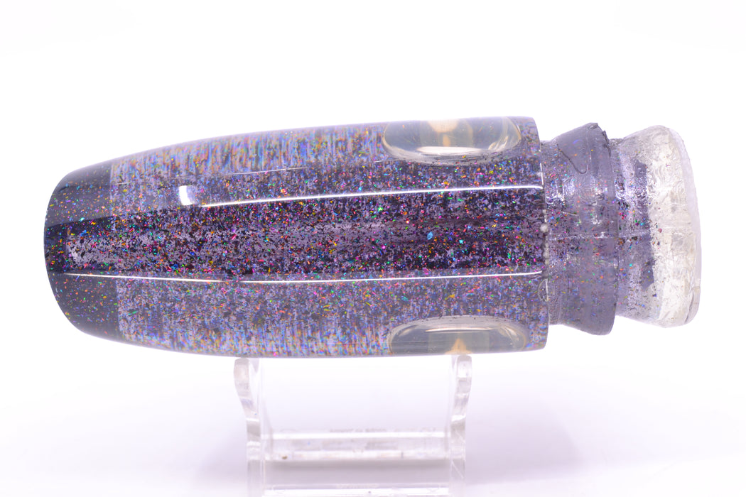 Joe Yee Lures by KEGZ Transparent Smoke Rainbow Flake Doll Eyes Super Plunger 14" 7.2oz