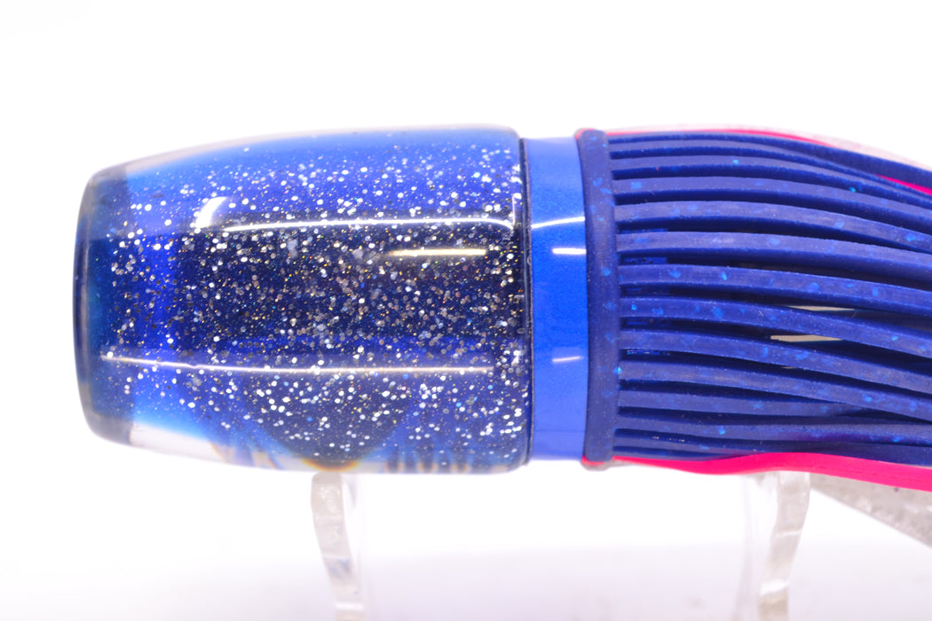 Amaral Lures Blue Pearl Rainbow Scale Ice Blue Stripes Blue Back Jararaca 12" 4oz