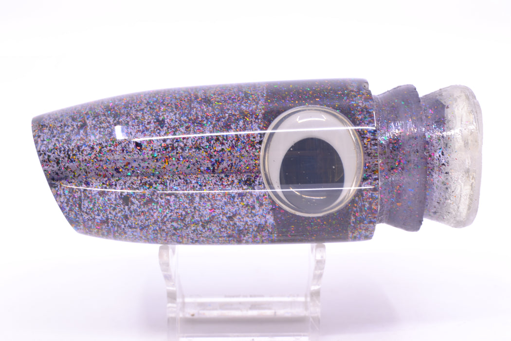 Joe Yee Lures by KEGZ Transparent Smoke Rainbow Flake Doll Eyes Super Plunger 14" 7.2oz