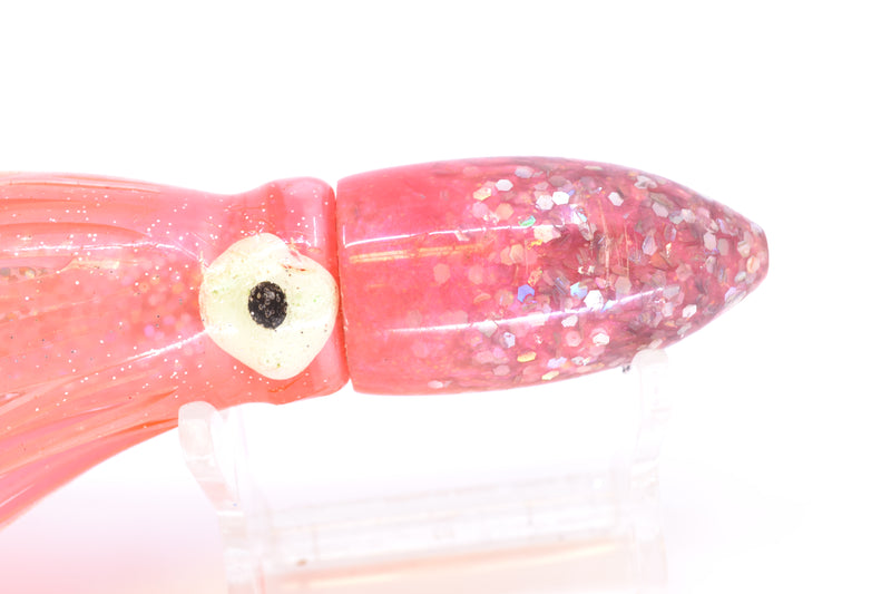 Unknown Pink Glittered Teardrop Bullet 7" 3.4oz Skirted Pink/Silver Used Pre-Owned
