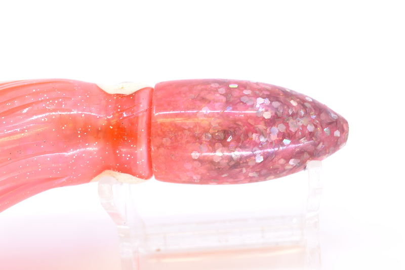 Unknown Pink Glittered Teardrop Bullet 7" 3.4oz Skirted Pink/Silver Used Pre-Owned