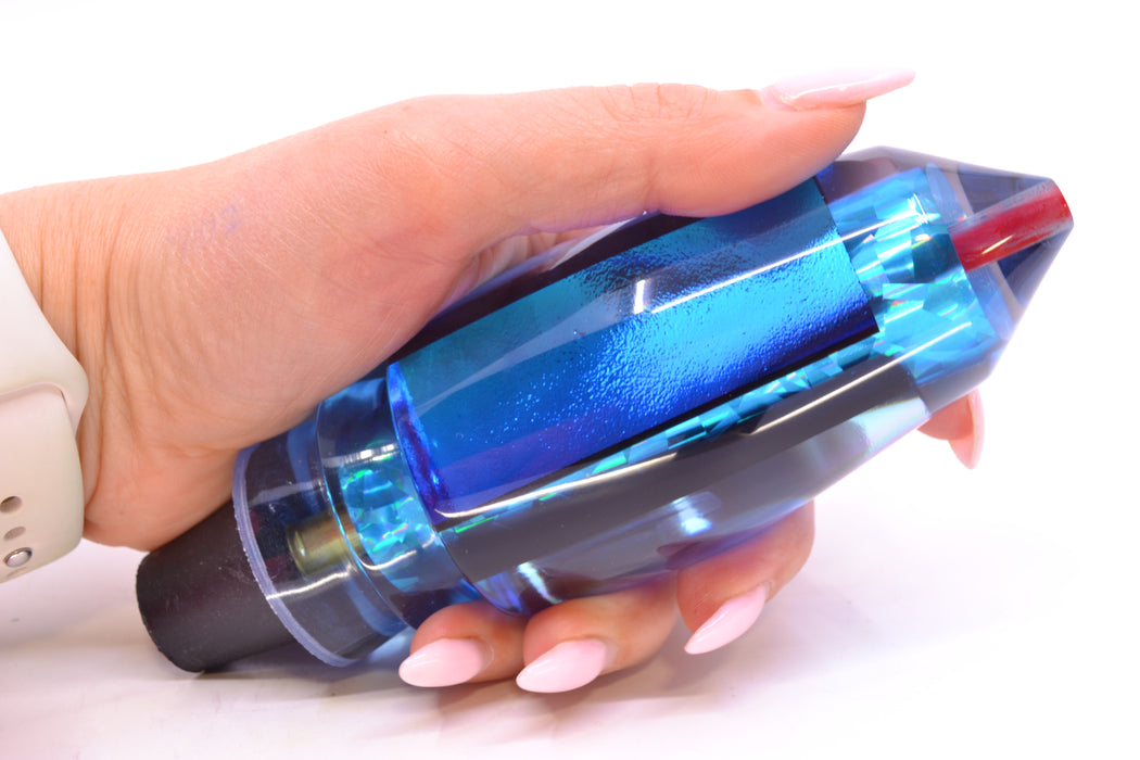 Aloha Lures Ice Blue-Blue Dichro Ice Blue Rainbow Large Deep Six 12" 9.2oz