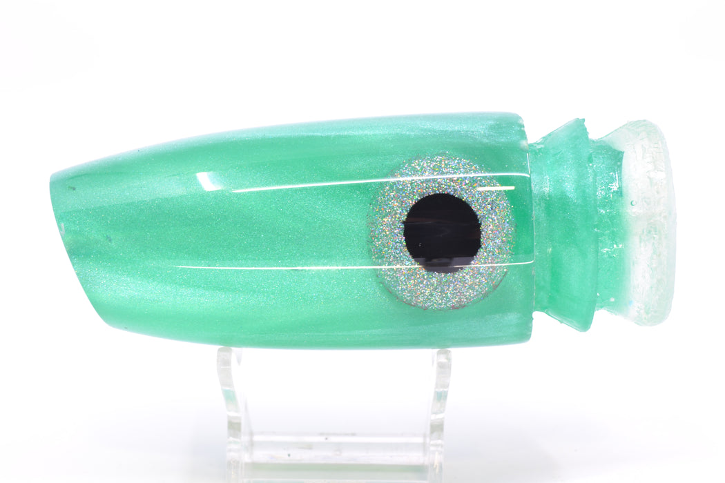 Joe Yee Lures by KEGZ Green Iridescent Pearl Black-Holo Eyes Super Plunger 14" 7.2oz