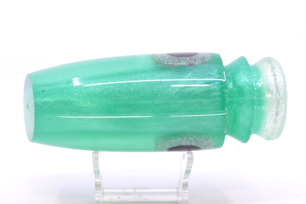 Joe Yee Lures by KEGZ Green Iridescent Pearl Black-Holo Eyes Super Plunger 14" 7.2oz