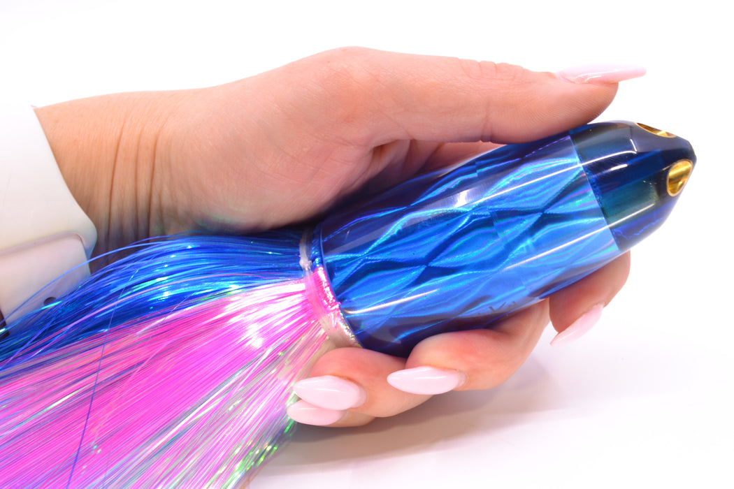 Ali'i Kai Lures Blue Rainbow Diamond Dreamliner Jet 12" 14.5oz EZ Flash Blue Dream