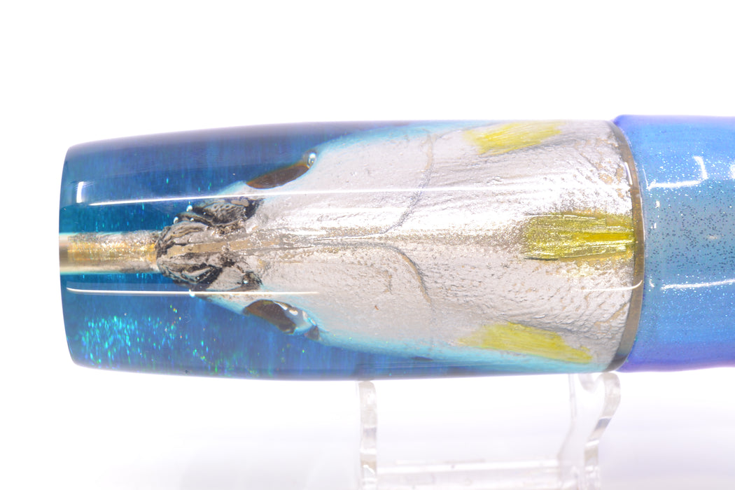 Ali'i Kai Lures Opelu Blue-Teal Back Large Hard Head 14" 11.2oz FT Vinyl Blueberry GZE