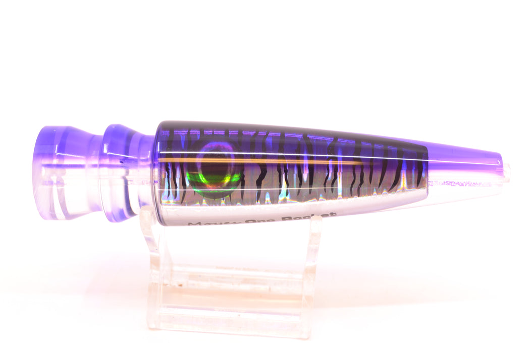 Moyes Lures Purple Mackerel Silver Aurora Taxi Eyes Ono Rocket 9" 5oz