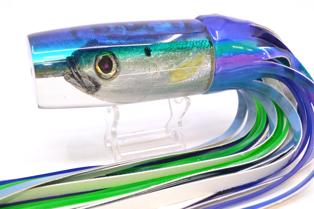 Ali'i Kai Lures Opelu Blue-Teal Back Large Hard Head 14" 11.2oz FT Vinyl Blueberry GZE