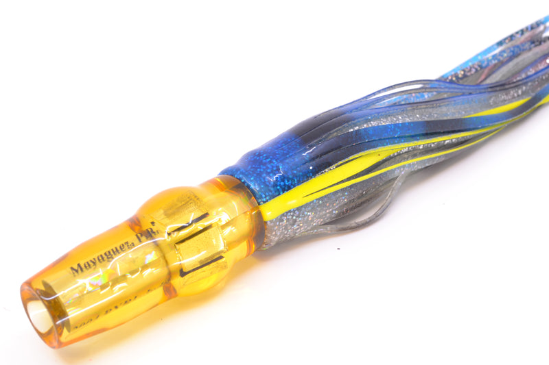 Aloha Lures RARE Yellow Rainbow Foxy Disco 9" 3.6oz Skirted New Pre-Owned