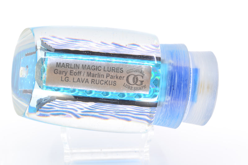 Marlin Magic Ice Blue-Akule Lava Large Ruckus 14" 8.6oz *CRACKED* GZE