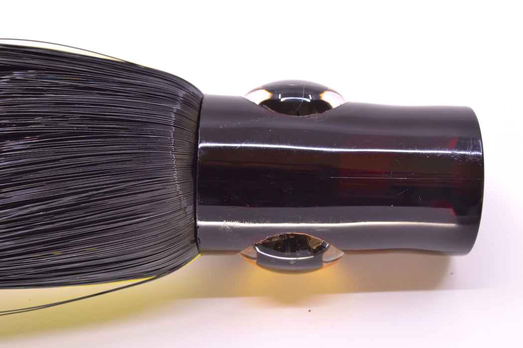 Iland Lures Black-Yellow-Crystal Hair Black Head Iland Express 10.5" 3oz EX225-BK/YL/CY GZE