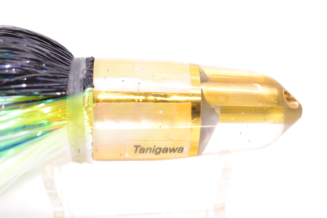 Tanigawa Lures Golden MOP/Gold Wrap 2-Hole Bullet 7" 6oz EZ Flash Yellowfin