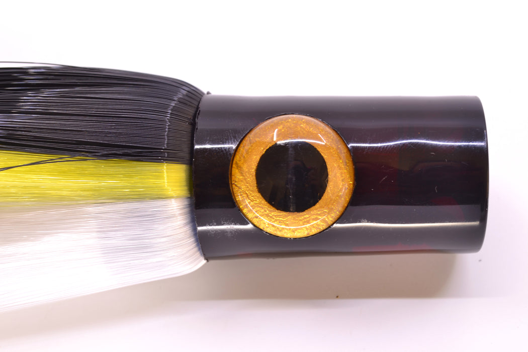 Iland Lures Black-Yellow-Crystal Hair Black Head Iland Express 10.5" 3oz EX225-BK/YL/CY GZE