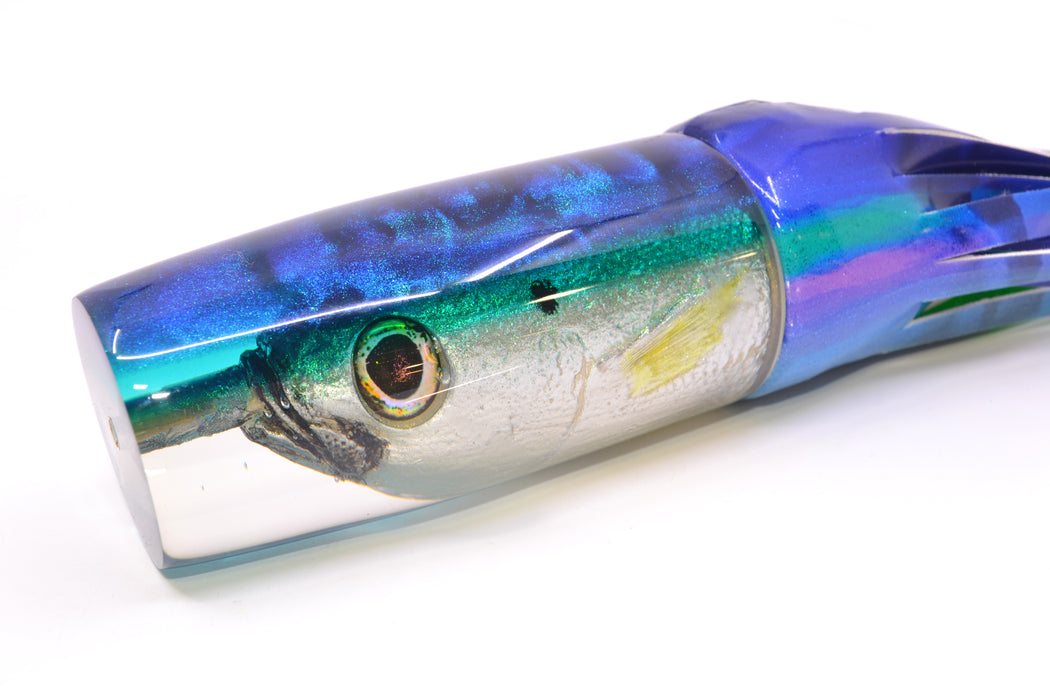 Ali'i Kai Lures Opelu Blue-Teal Back Large Hard Head 14" 11.2oz FT Vinyl Blueberry GZE