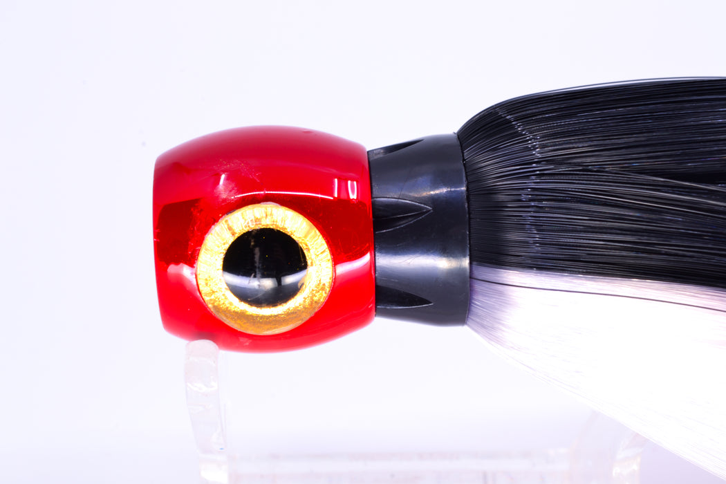 Iland Lures Black-Wahoo Hair Red Head Sea Star 6.75" 1.5oz SS703-BK/WAH