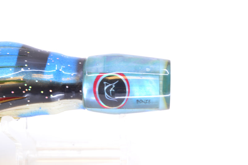 Bonze Lures Ice Blue MOP Huntress 7" 2.6oz Skirted New Pre-Owned