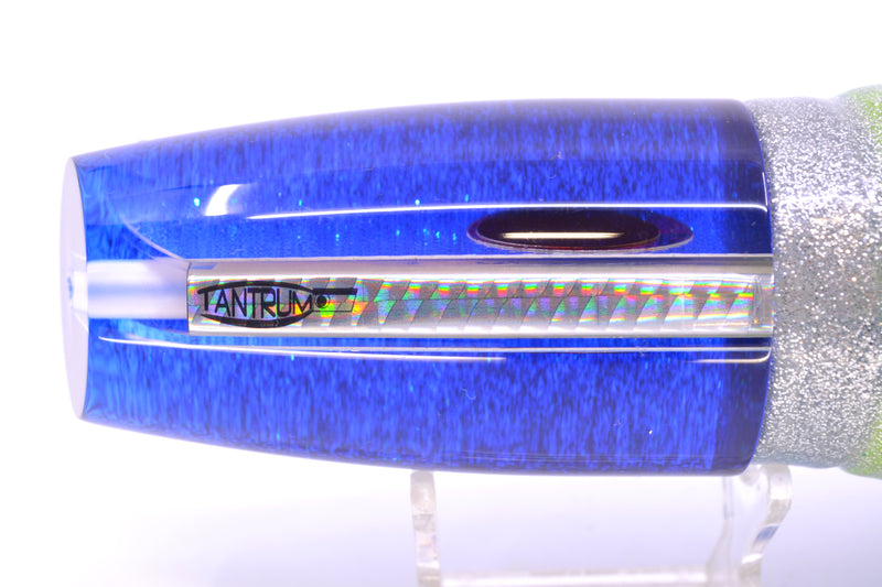TANTRUM Lures Ice Rainbow Scale Blue Back XL Plunger 14" 12oz Skirted Blue-Silver