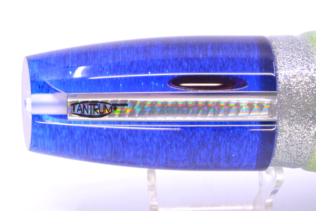 TANTRUM Lures Ice Rainbow Scale Blue Back XL Plunger 14" 12oz Skirted Blue-Silver GZE