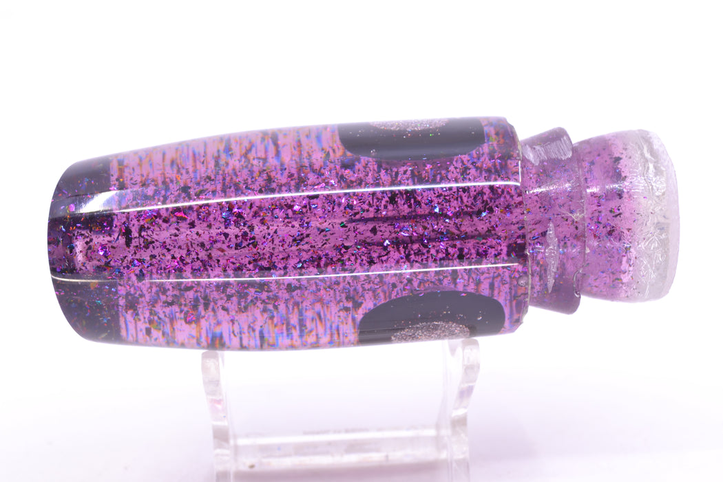 Joe Yee Lures by KEGZ Transparent Purple Rainbow Flake Medium Plunger 12" 4.5oz