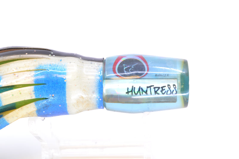 Bonze Lures Ice Blue MOP Huntress 7" 2.6oz Skirted New Pre-Owned