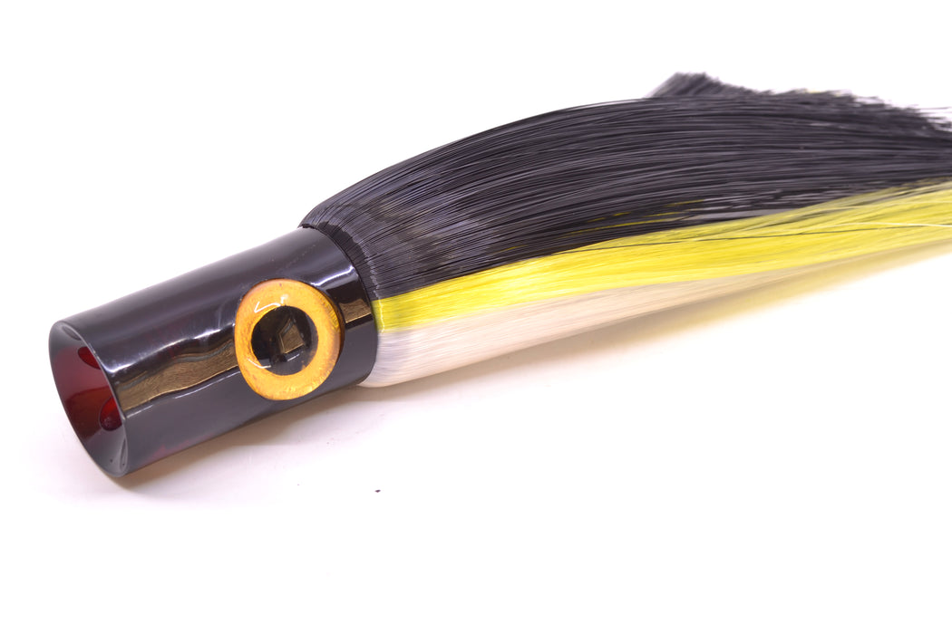 Iland Lures Black-Yellow-Crystal Hair Black Head Iland Express 10.5" 3oz EX225-BK/YL/CY GZE