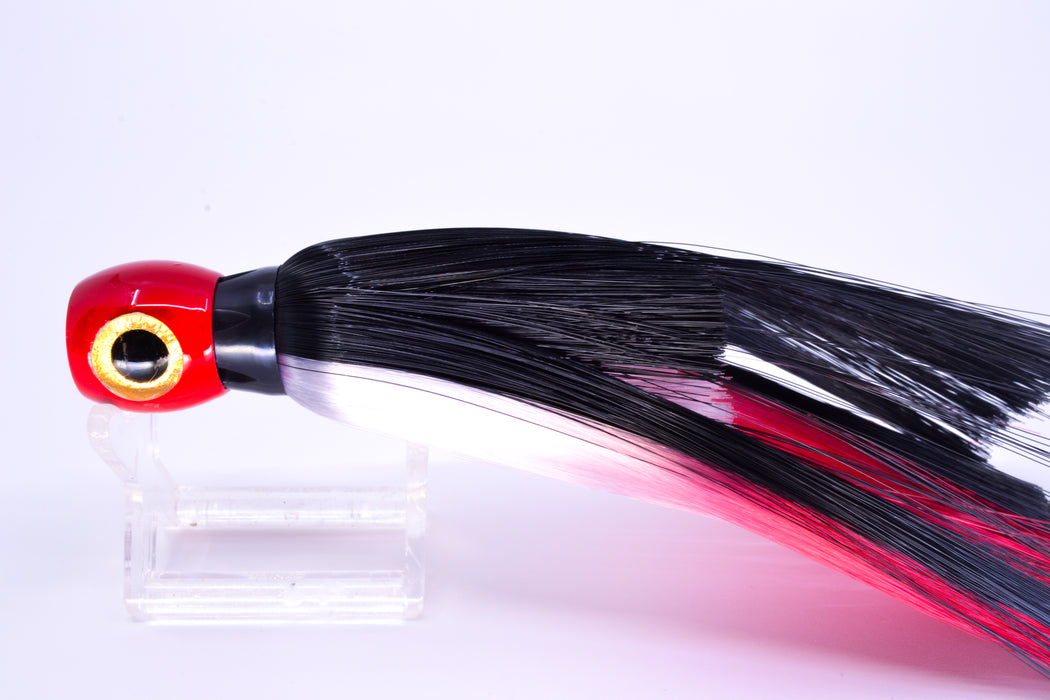 Iland Lures Black-Wahoo Hair Red Head Sea Star 6.75" 1.5oz SS703-BK/WAH
