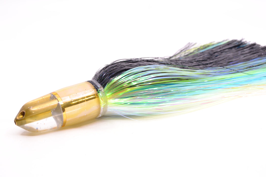Tanigawa Lures Golden MOP/Gold Wrap 2-Hole Bullet 7" 6oz EZ Flash Yellowfin